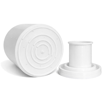 Форма "Гауда" с крышкой-поршнем (на 3-4 кг, Сыротека)